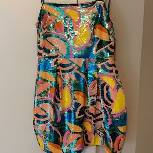 Dasha Sequin Cocktail Minidress SAYLOR